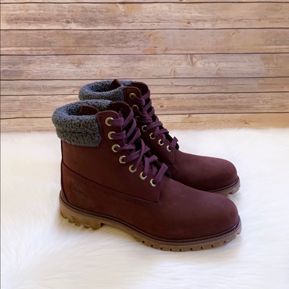 Timberland Other - Timberland Burgundy Premium 6” Waterproof Boots